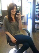 Got my hair colored by Raquel at Grasshopper Salon in SF. 