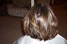 BEFORE the Keratin Treatment