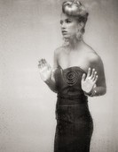model Laura Kissinger
Photo Brad Austin
Hair is Marty Serroque Co-owner and Master Stylist Revue Salon  & Spa