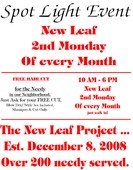 2nd Monday, Every Month, FREE Hair Cuts!