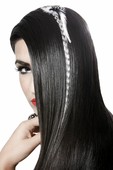 Straighted w/ Feather Extention