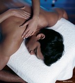 Man's back facial....a wonderful way to treat the skin and relax.