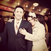 the bride & groom