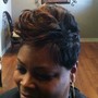 Updo/ Ponytail (Unrelaxed Natural Hair)