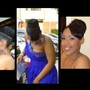 Hairline color touch up perm / demi