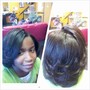 Natural Hair Straighten (Silk Press)