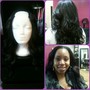 Micro bead link / Braid-less weave half head