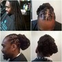 Braided or Dreadloc Man weave units