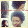 Natural hair care w/ steam treatments