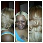 Up down PONYTAIL QUICK WEAVE