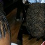 Hairline color touch up perm / demi