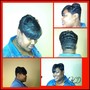 Wash & Style short hair curled