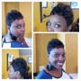 shampoo & spot + cut down (short styles)