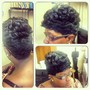 Wedding updo