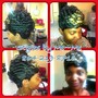 Medium box  braids hair included