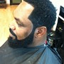 Men's fade with beard trim