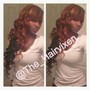 Quick Weave(Curly/Wavy Hair Only!)read description below if you want more than 2 bundles installed!