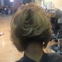 Single Process Color, Women's Cut, Relaxer Retouch