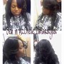 Sew in with closure