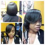 Natural Hair Straighten (Silk Press)