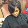 Women's Cut, relaxer and style