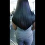 Blow outs for thick and long hair