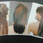 Flat braids: cornrows, feed in, twist