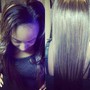 Partial Sew In, Ponytail With Extensions