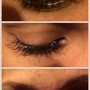 Makeup  w/ eyelash strip