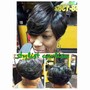 shampoo & style on relaxed hair