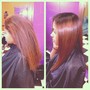 Partial Balayage, Silk Press