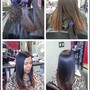 mount clips/sew clips to hair extensions