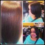 Natural Hair Straighten (Silk Press)