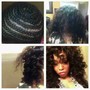 Quick Weave(Curly/Wavy Hair Only!)read description below if you want more than 2 bundles installed!