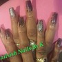 Glitter Nail Overlay Full Set