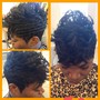 Relaxer Halo   ( relaxer  on half  of the hair  SIDES ONLY)