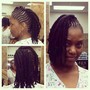 Two Strand Twists (small twist, Thick or Long hair)