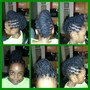 Cornrows on Natural Hair. No hair added