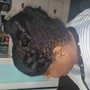 Half up half down Updo