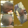 Full Highlights, Partial Balayage, Weave maintenance, Women's Cut