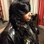 Partial sew-in