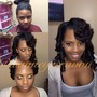 Full-Head Sew-in with Lace Closure