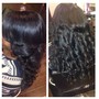 Half Up/Half Down Sew-in