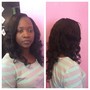 Half Up/Half Down Sew-in