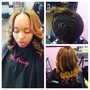 Half Up/Half Down Sew-in