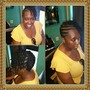 Flat twist (straight back)