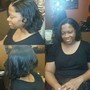 Pony tail w/ Sew In