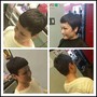 texturizer cut color style