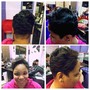 Partial Sew In/shaved  sides