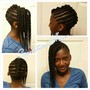 Braided Updo (natural hair)